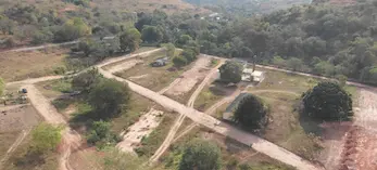 Vista aérea em outra posição das chácaras Jardins do Pontal em Governador Valadares - MG